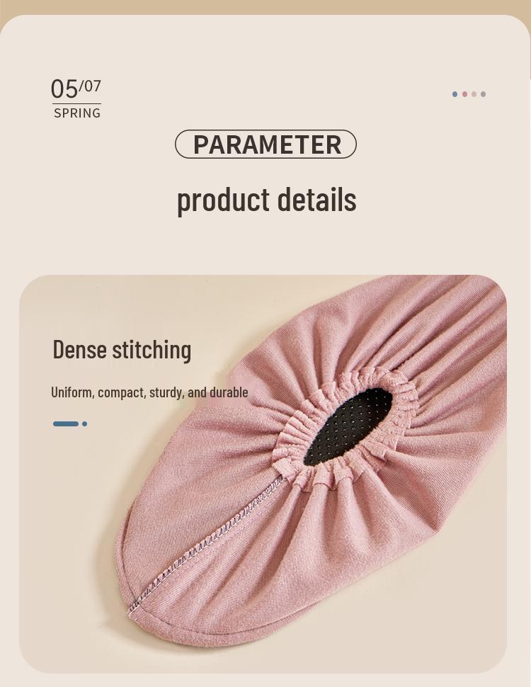 Velvet Non-Slip Washable Shoe Covers – Indoor Reusable Fabric Overshoes for Kids & Computer Rooms