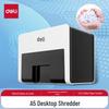 Deli 8-Sheet P-4 Micro-Cut Desktop Paper Shredder