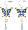 Butterfly Motif Earrings SAMA1518 XB