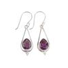Amethyst Gemstone 925 Sterling Silver Jewelry Handmade Earrings For Women Gift EE-14-3