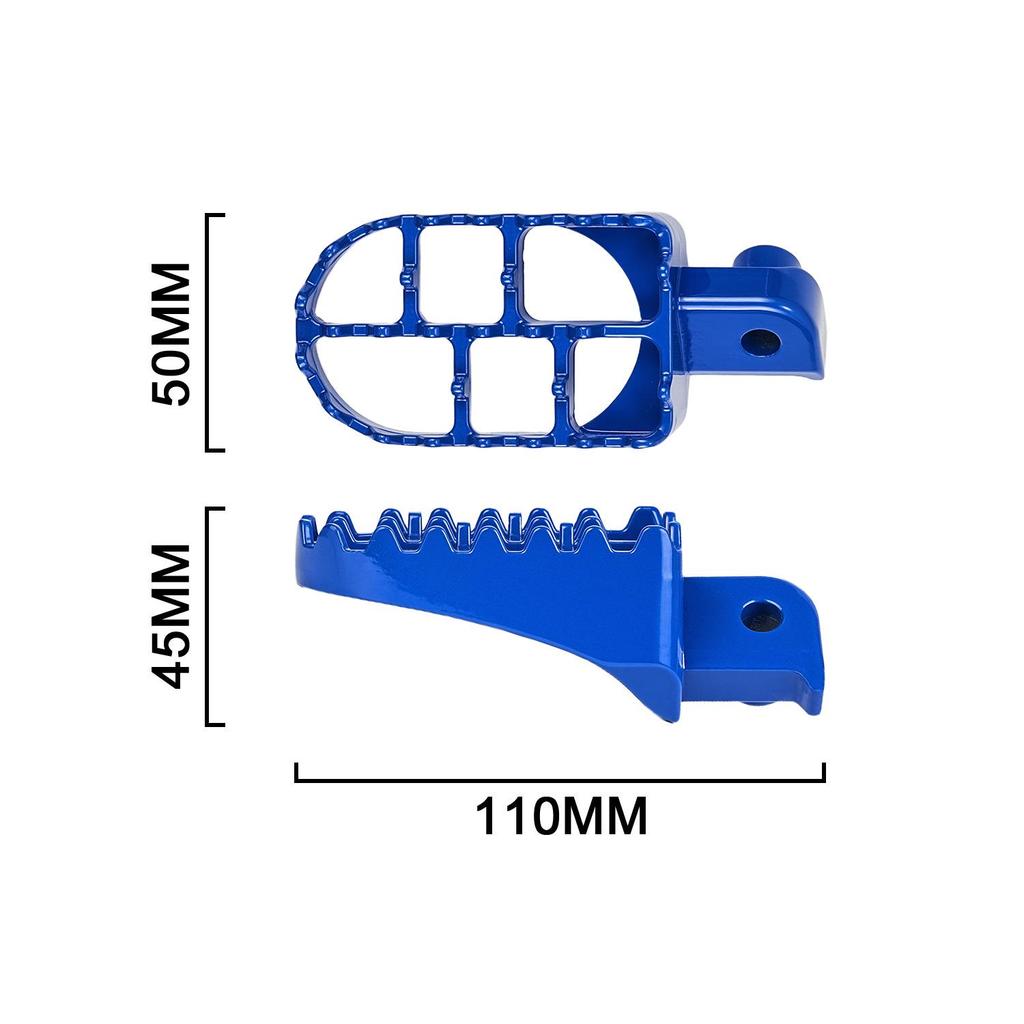 CNC Aluminum Alloy Foot Pegs for Tuttio Soleil 01 Motorcycle Modification.