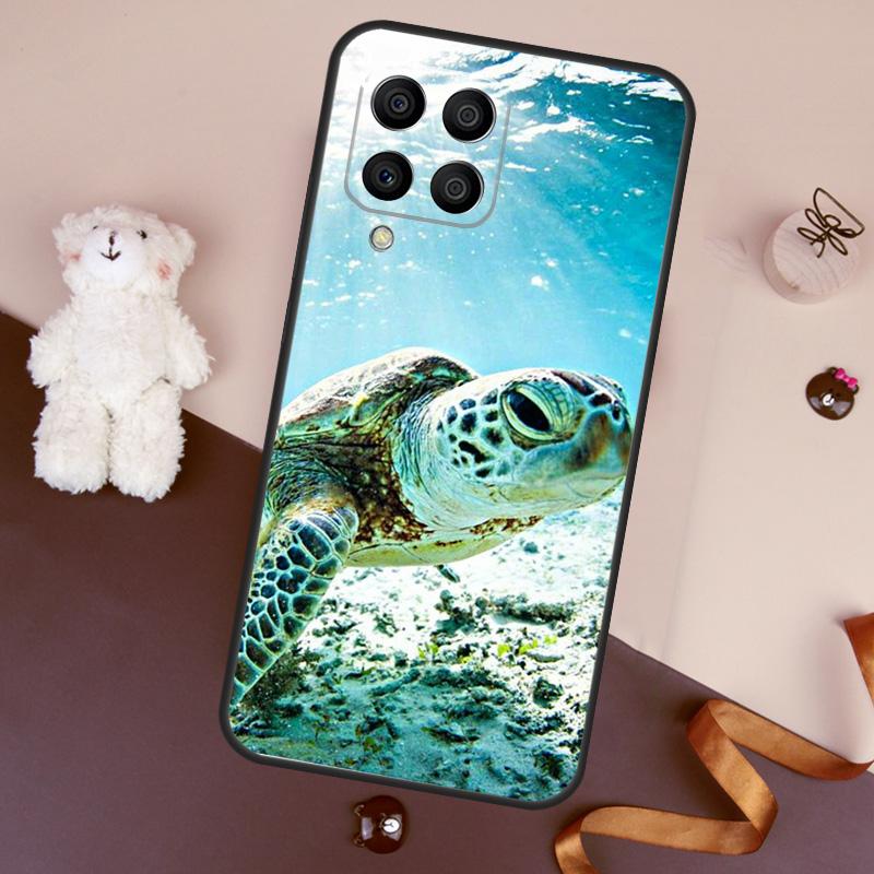 Swimming Freshwater Sea Turtles Case For Samsung Galaxy M06 M53 M13 M31 M11 M35 M55 M15 M56 M36 M16 M12 M32 M52 M14 M34 M54