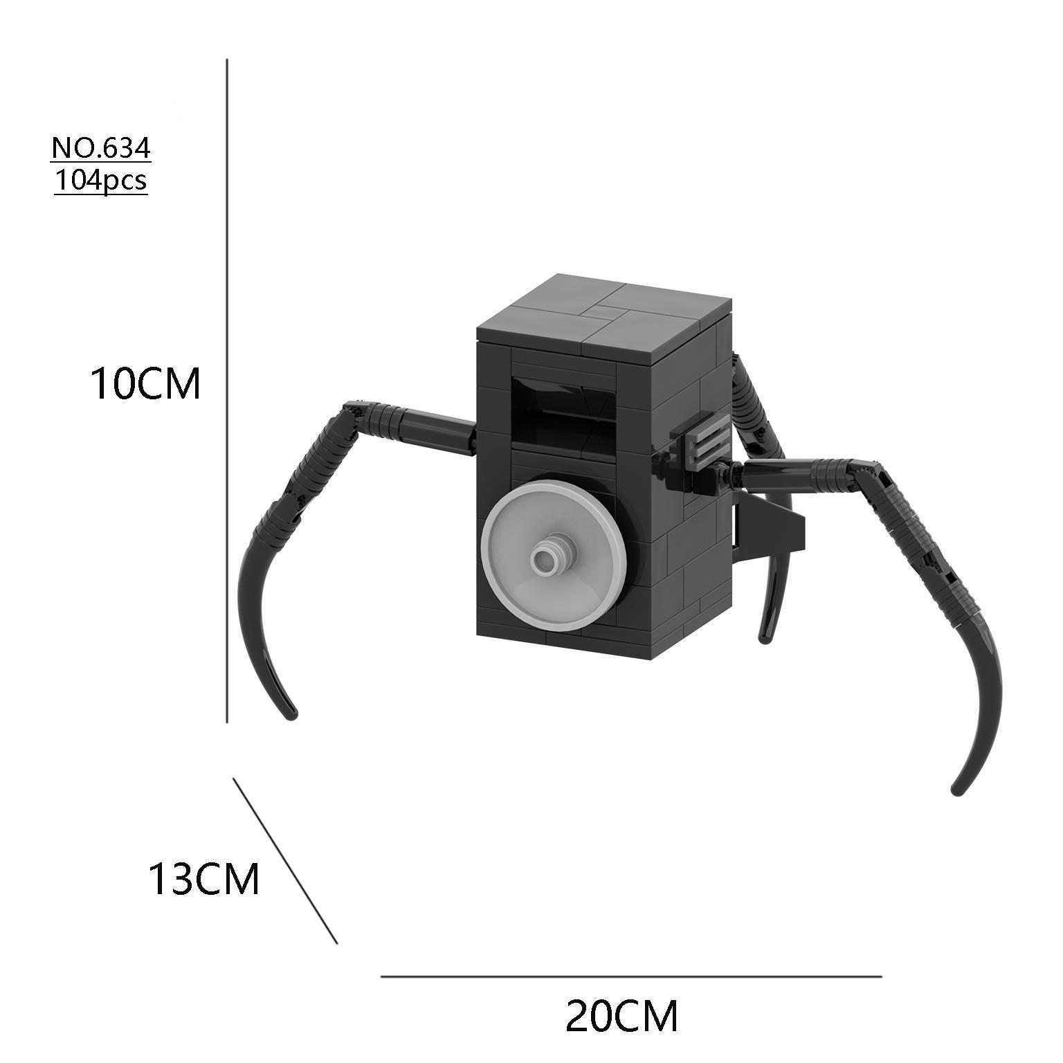 

Строительные блоки Skibidi Titan TV Man, популярные видеоперсонажи «Туалет против фотографа», игровые модели, блоки коллекционного издания, отличный подарок для детей