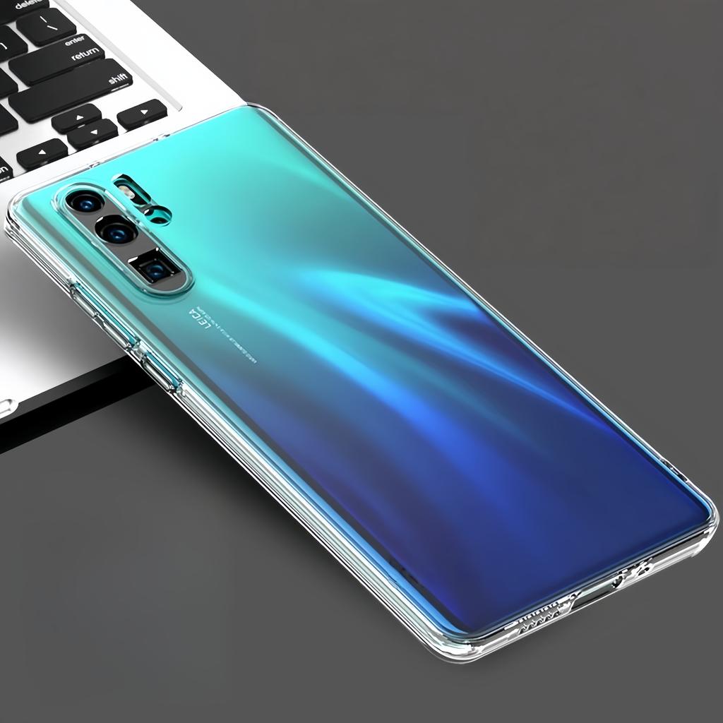 Transparent TPU Phone Case For Huawei P40 P30 P20 Pro Lite, Non-Yellowing Shockproof Protective, Anti-Scratch-Clear