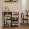 Modern Simple Multifunctional Coffee Machine Shelf Coffee Cup Holder Kitchen Storage Shelf with Drawer