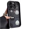 Cartoon Coffee Briquette Phone Case for iPhone 13/14/15Pro/16/17