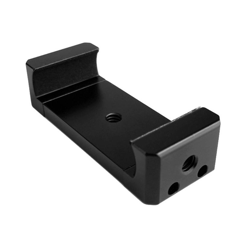 

Tripod Stand Phone Clip 1/4 Inch Screw Hole Holder For Tripod Mobile Smartphone Universal Accessories 1