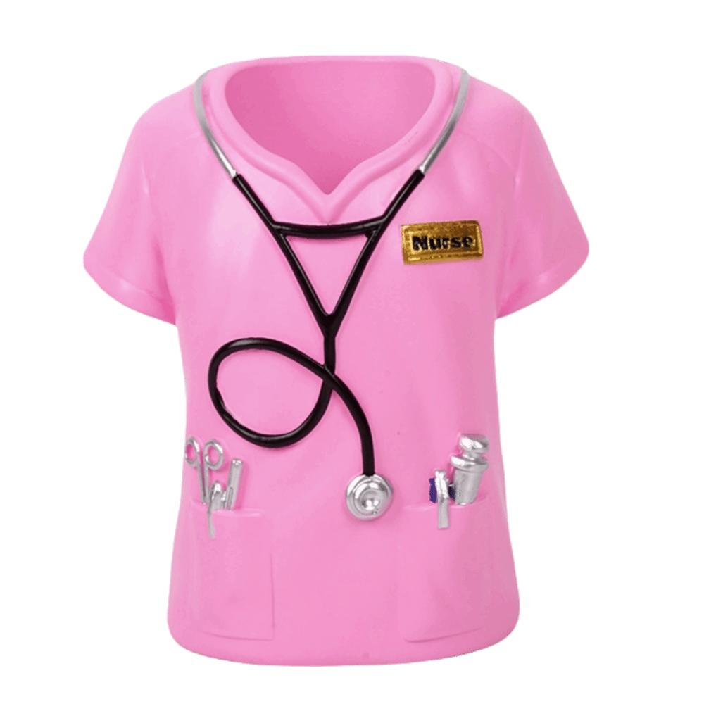 

Creative Doctor s Coat-Shaped Pen Holder Practical Uniform Shaped Pen Holder Desk
