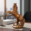 Resin Horse Ornament Symbol of Success Feng Shui Figurine House Decoration for Entrepreneurs,