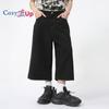 Cozy Up Men's Loose Hip Hop Cropped Jeans Work Denim Shorts with Cargo Pockets