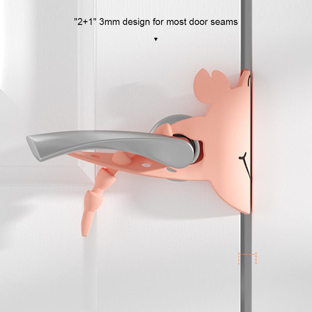 Dveřní zavírací tlumič Tichý zámek Objímka Dveře ložnice Volné Ne pevně připevněné Dveřní klip Podložka Místnost Pro zabránění foukání větru Dveřní hluk Podložka