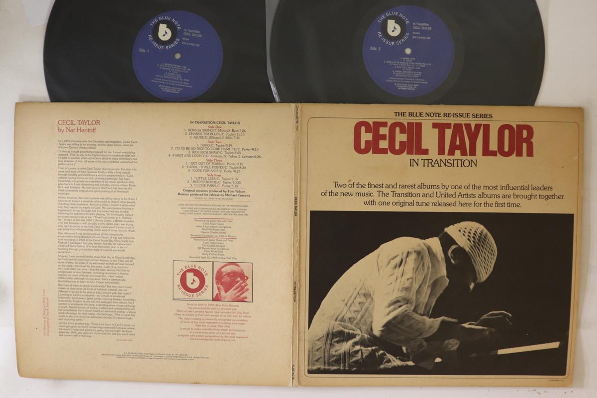 

LP Record CECIL TAYLOR - In Transition BNLA458H2 BLUE NOTE 1975 US Jazz Used