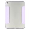 For iPad (2025)/10.9 (2022) Case Magnetic Dual Clasp PU TPU Acrylic Origami Stand Tablet Cover