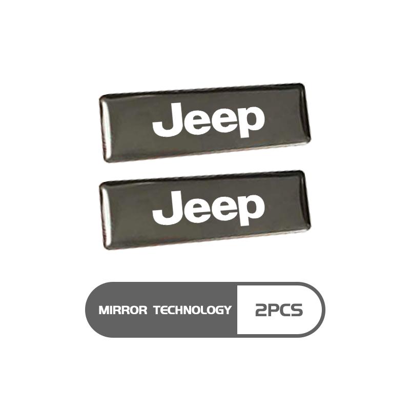 Car Logo Metal Waterproof Sticker Auto Decoration Accessories For Jeep Compass FRenegade Cherokee Wrangler JK Patriot Liberty