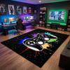 Gamer Rugs for Bedroom Boys Cartoon Painting Gamepad Home Carpet for Teens Cool Game Room Decor Gaming Carpet for Dining Living Room Playroo