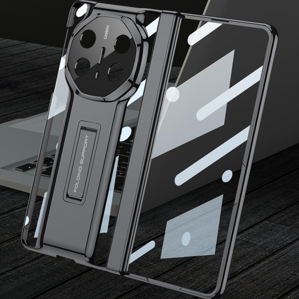 GKK For Huawei Mate X6 Case Magnetic Hinge PC+Tempered Glass Phone Cover with Kickstand