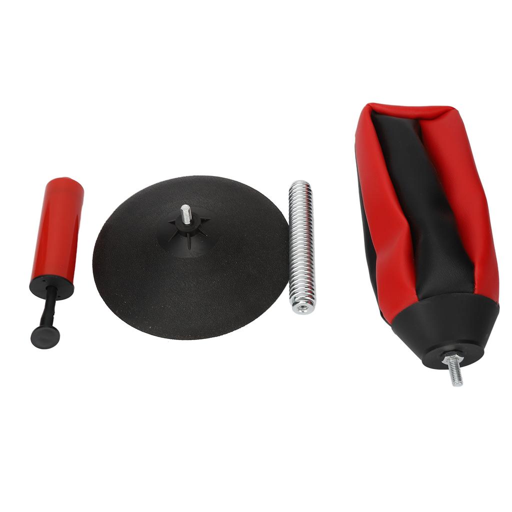 Desktop Punching Bag Stress Buster Indoor Boxing Equipment Table Punching Ball with Large Suction Cup Reddish Black