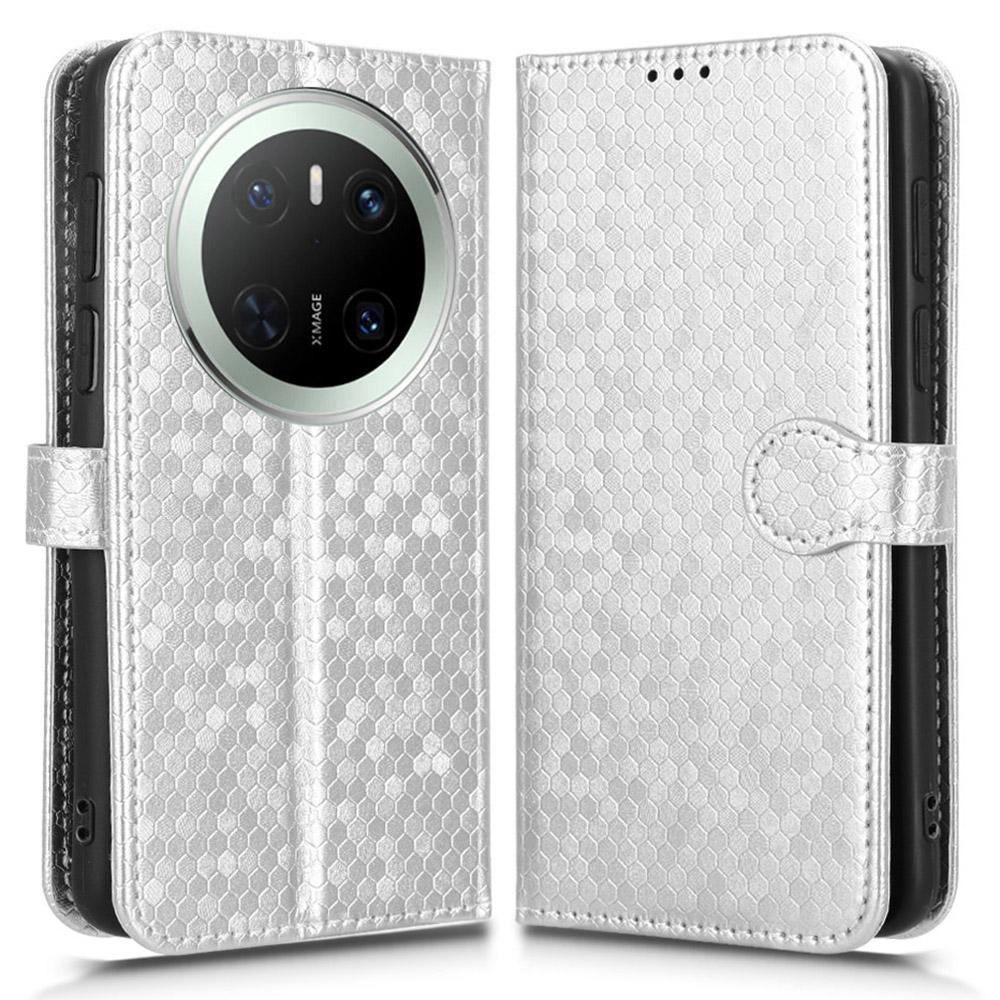 For Huawei Mate 70 Wallet Case Dot Pattern Imprint PU Leather Phone Cover