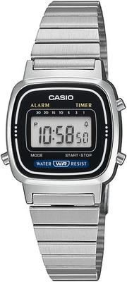 LA670WD-1 Digital Watch Women's Silver X Black