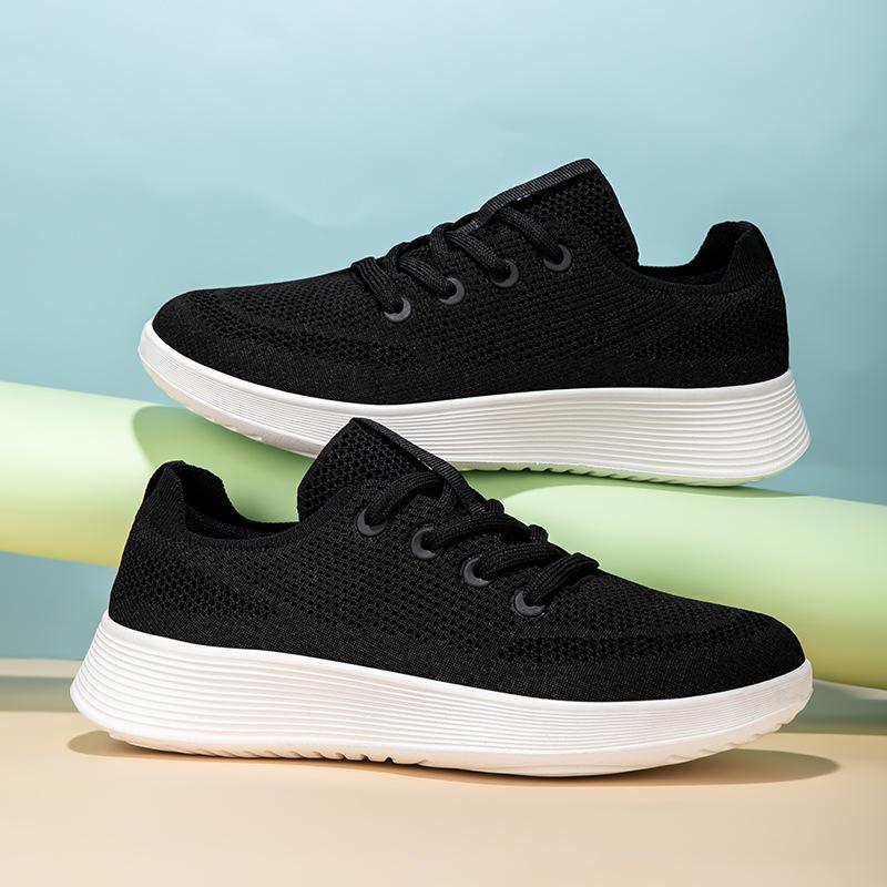 Autumn New Men's Running Shoes Outdoor Casual Breathable Soft Sole Lightweight Shock-absorbing Sports Shoes Couple Shoes