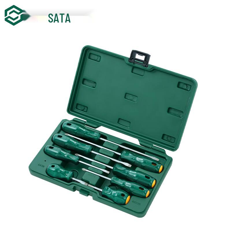SATA 09306 8-Piece A-Series Screwdriver Set CR-V Steel