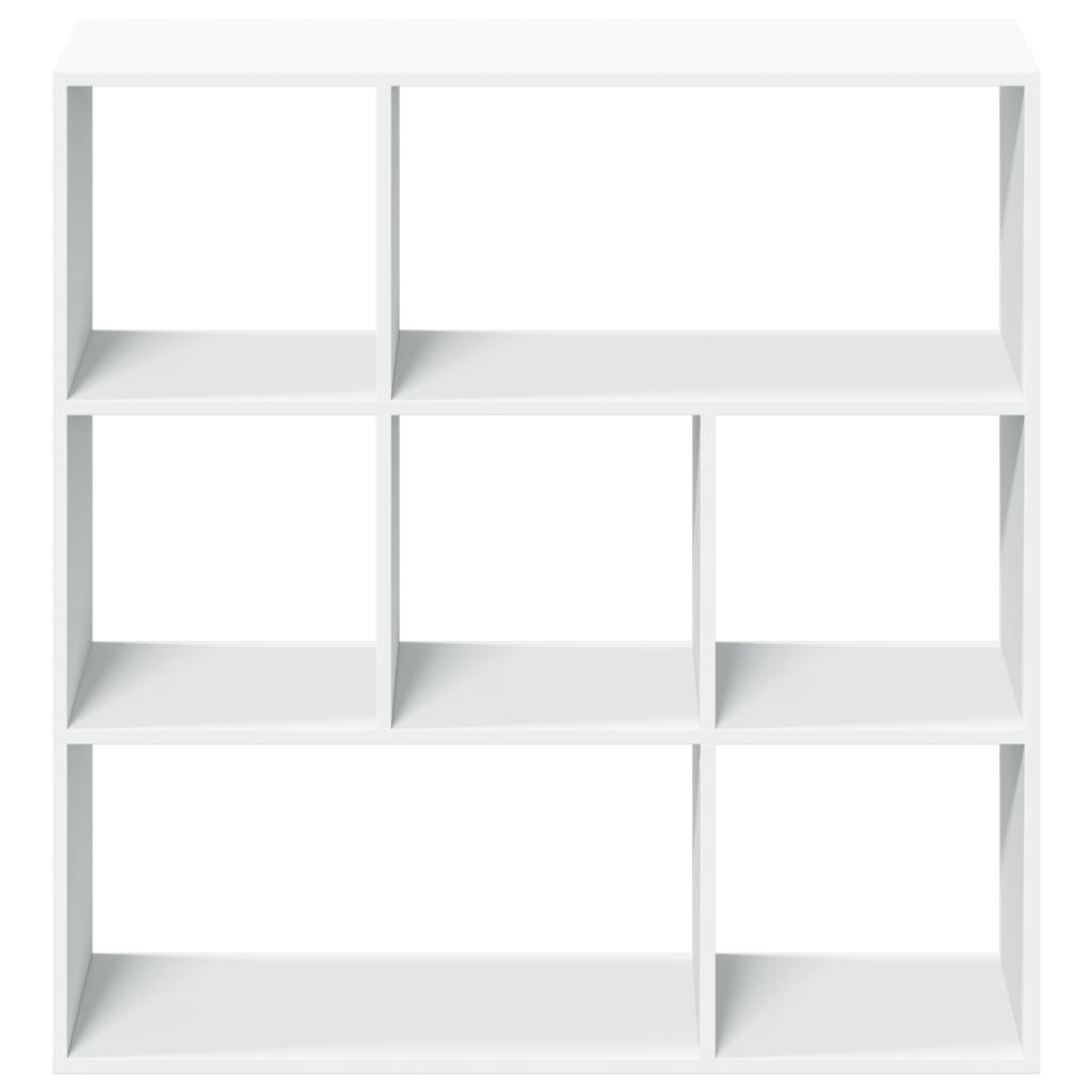 Room Divider Bookshelf White 102 x 29 x 103.5 cm Engineered Wood