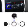 Front Rear Air Conditioner AC Temperature Adjust Rotary Knob Control Button Replacement For BMW 5 6 7 Series F10 F06 F12 F07 F01