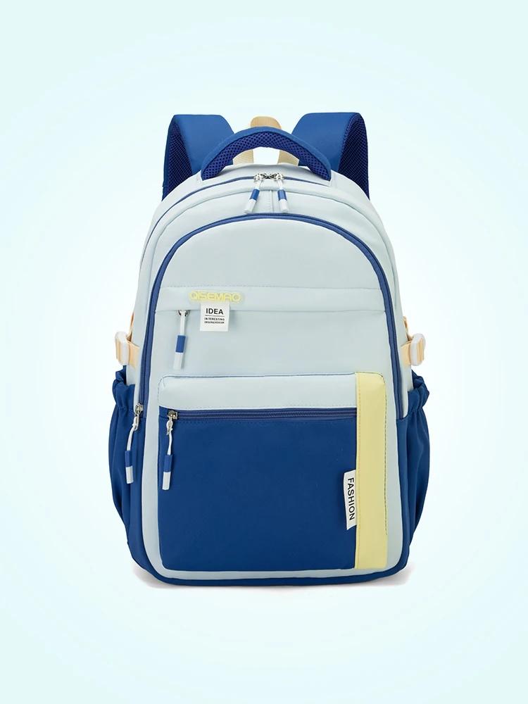 Schoolbags Junior High School Girls High-Looking Niche Ins Style   K-Style Brand Primary School Students Backpack