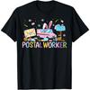 Postal Worker Easter Mail Carrier Easter Bunny Post Office T-Shirt