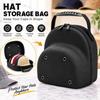 Black Baseball Cap Storage Bag EVA Hat Holder Portable Hat Case