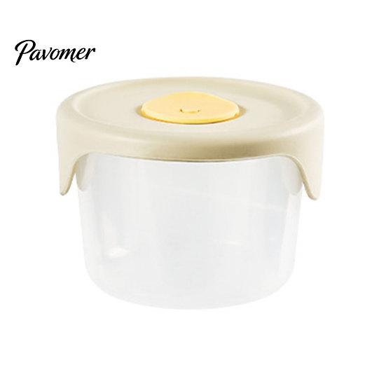 Airtight Food Grade Plastic Container Mini Sealed Storage Container, with Lid, Leakproof Pickle Lid Stackable Bento Box, Microwave Safe Portable