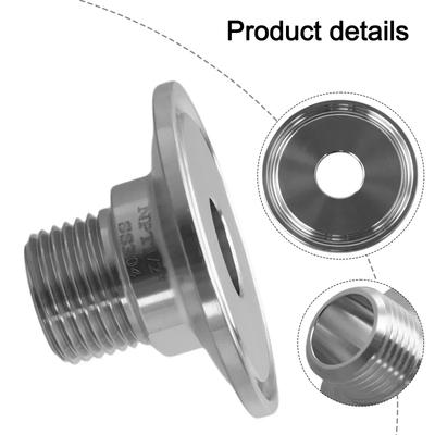Pneumatic Connector Stainless Steel Connector Connects Pipes And Hoses High Cleanliness Pipe Fitting Heat Resistant