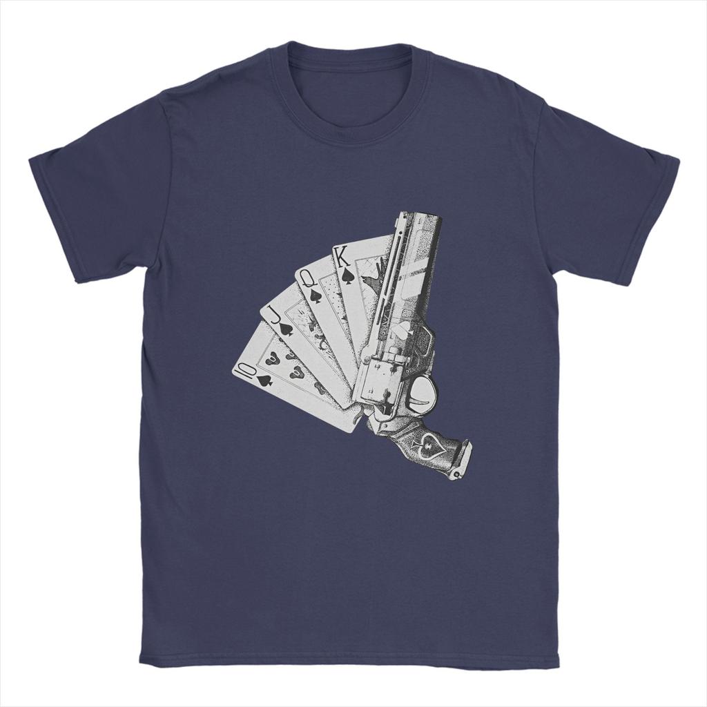 Destiny 2  Pure Cotton T Shirt For Men's Summer Video Game  Y2K Retro T Shirts Round Neck Trending Tees Oversized Hot Sale Tops