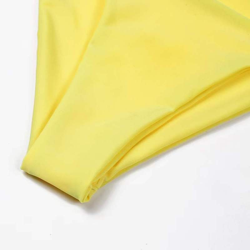 Damen-Bikini-Neckholder-Badeanzug, Bandage, separater Strand-Bikini-Set, Badeanzug mit niedriger Taille