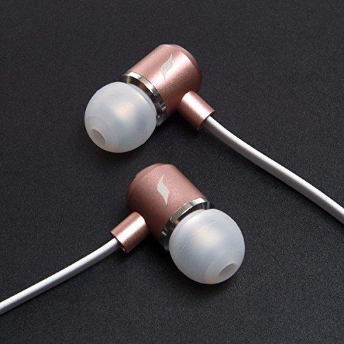 

Maipou son1600 Lightning connector compatible earphones (rose gold)