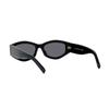 Givenchy Logo Design Acetate Irregular Shape Sunglasses Men Sunglasses Black GV40062I-01A