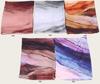 A217 Premium Watercolor Silk-Cotton Long Scarf & Turkish Headscarf