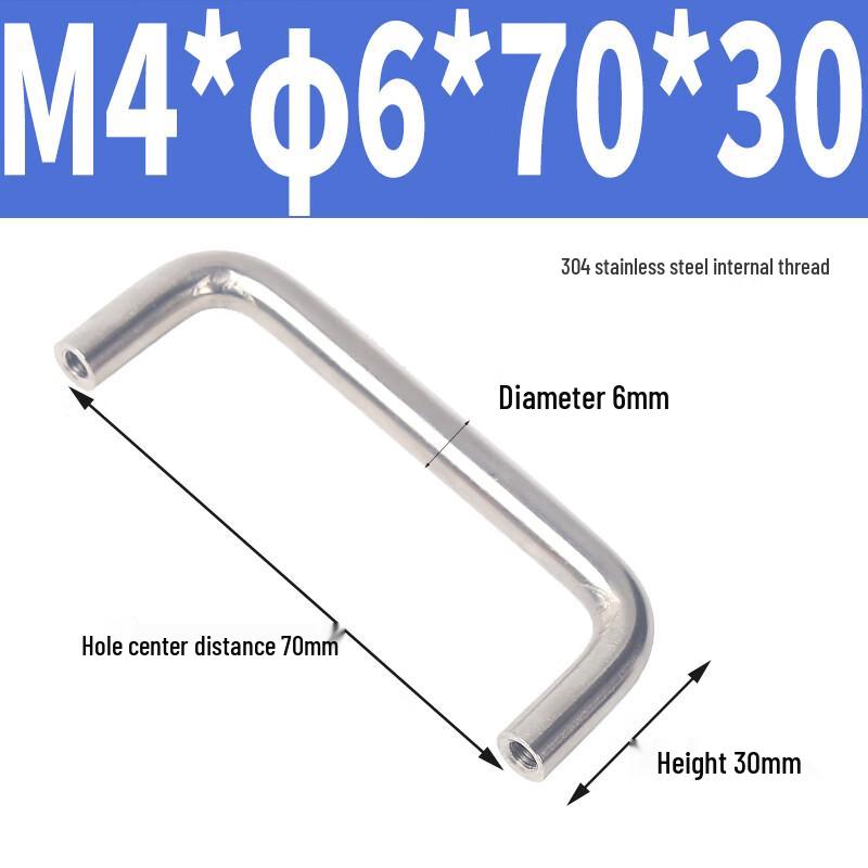 Альянс 304 Нержавеющая сталь Резьбовая Цельная ручка