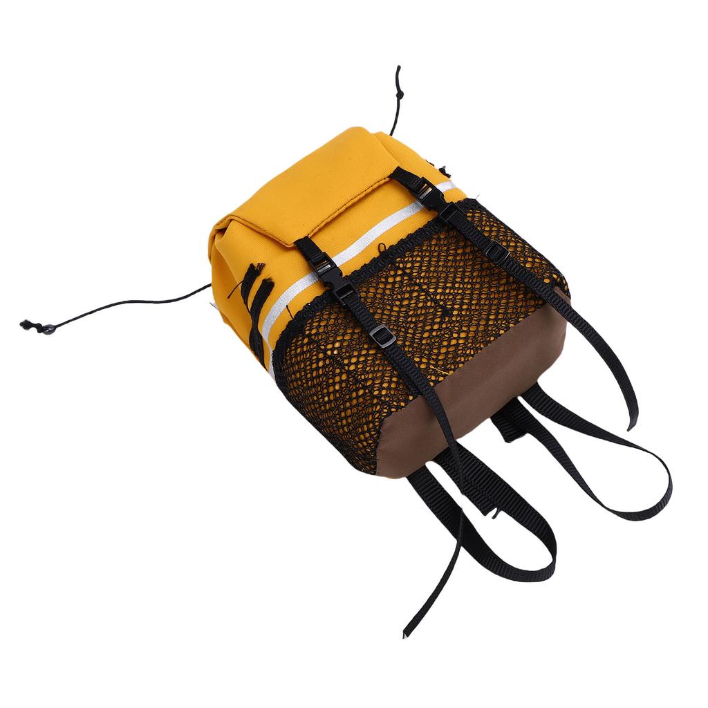RC Simulation Backpack Fit for SCX10 1 8 1 10 RC Crawler Car Oxford Cloth RC Simulation Luggage Bag Decoration Yellow