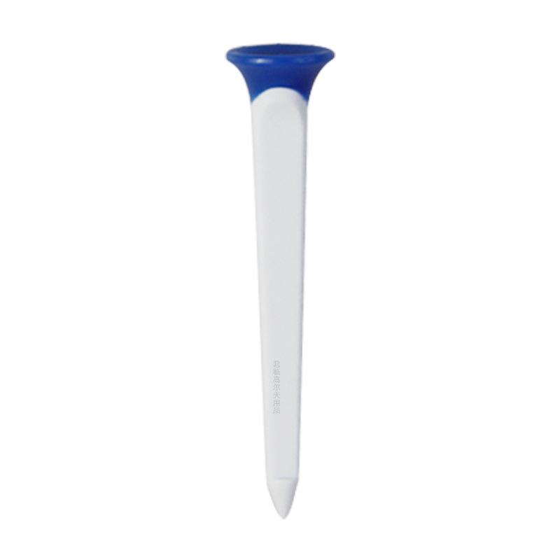 Durable Two-Color Square Golf Tee: ABS Plastic & Soft Rubber Cup Design