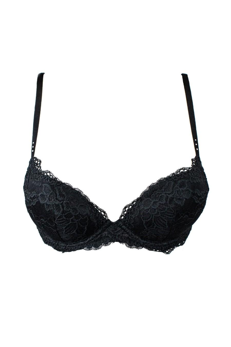 

Бюстгальтер push-up Pleasure State (92946) 75D прозорий колір чорний