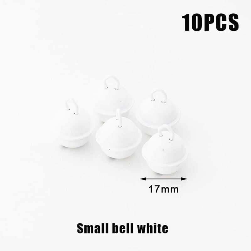 10 szt. 22 mm Kolorowe Malowane Dzwonki Jingle Metalowe Okrągłe Mini Dzwoneczki Ozdoby Dekoracje Wisiorki na Boże Narodzenie Rękodzieło DIY