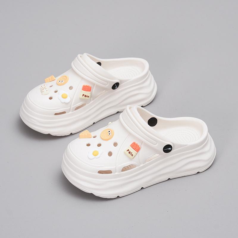 Cartoon soft bottom heightening slippers new