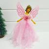 Christmas Angel Tree Topper Pendant Delicate Angel Figurine Ornaments Christmas Tree Decor Festive New Year Party Decoration