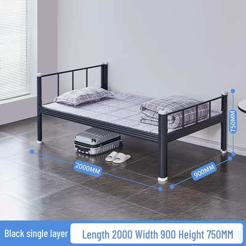 Steel Frame Double-Decker Bunk Bed for Dorms and Apartments