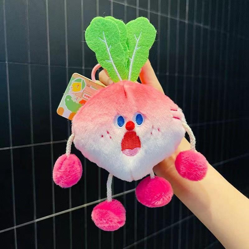 Vegetable Plush Soft Doll With Storage Pouch And Decorative For Childrens Gift