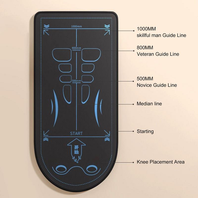 Roller Wheel Floor Pad Non-Slip Knee Mat Ab Roller Abdominal Exercise Mat 7mm Thick Floor Pad Sound Insulation Knee Pad For Gym