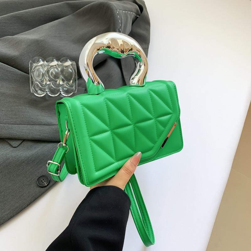 Stylish Minimalist One Shoulder Crossbody Small Square Bag For Casual Outings