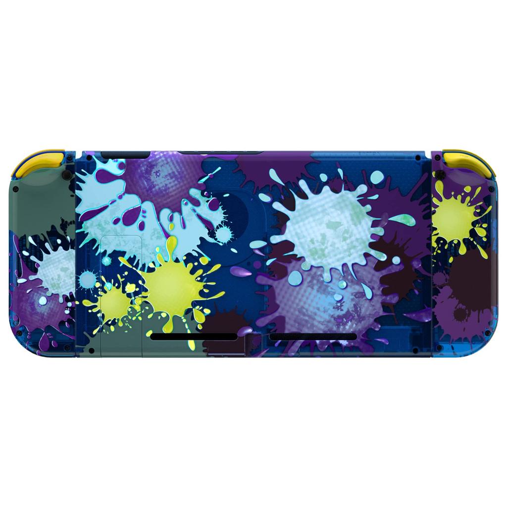 Custom DIY Replacement Case Shell Compatible with eXtremeRate Comes with Patterned Back Holder Handle Controller Full Button Set Switch, Plate,