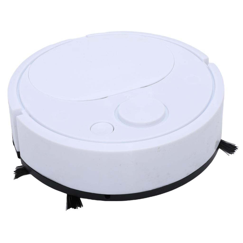 Robot Aspirapolvere Mini Automatico con Rilevamento Ostacoli Ricarica USB 3 in 1 Robot Spazzante Intelligente per Pavimenti in Legno Tappeti